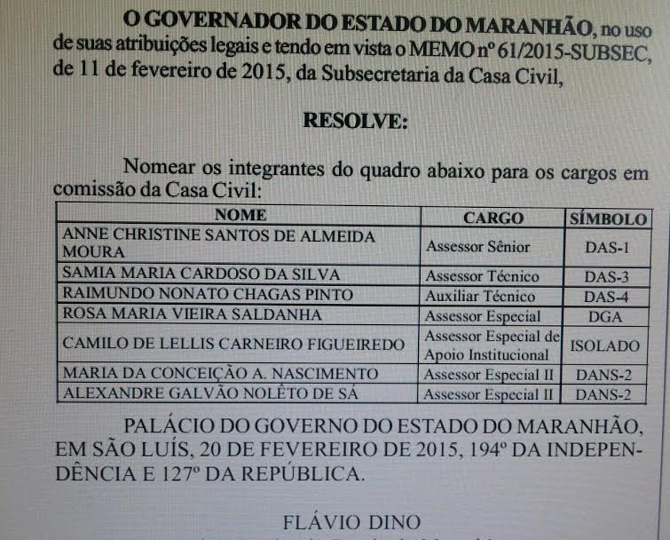 Sem mandato, Camilo Figueiredo ganhou uma boquinha no governo estadual, dada pelo próprio governador Flávio Dino