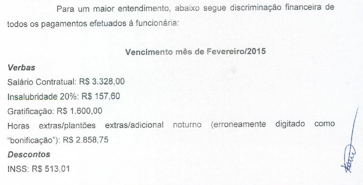 Nota da Bem Viver revela que efetuou o pagamento de fevereiro de Keilane Carvalho, mesmo sem a entrega dos documentos necessários para sua admissão