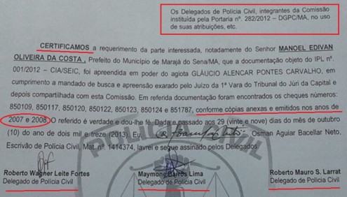 Prefeito de Marajá no Sena tentou se livrar da cadeia com base em uma certidão emitida estrategicamente pela Polícia Civil