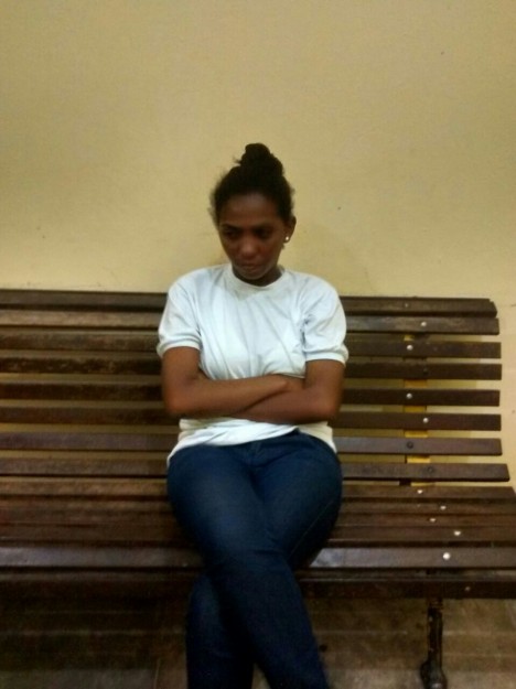  Joselina Cunha, quando de sua prisão; mantida em cela masculina no presídio do quartel da PM-MA