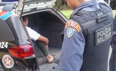 Acionada, polícia encaminhou o assaltante para a DP do Vinhais