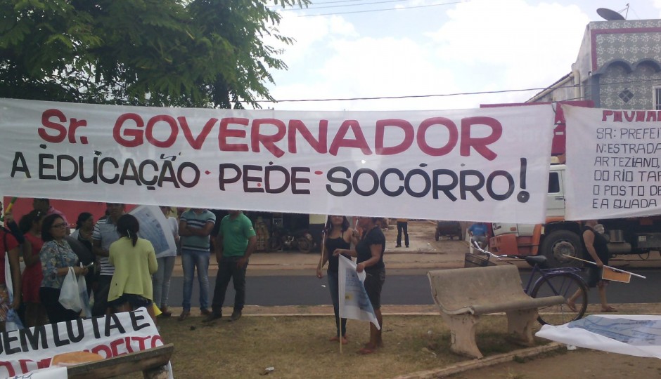 Agressões e protesto marcam visita de Flávio Dino ao município de São Mateus